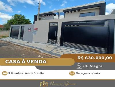 Casa para Venda na cidade de Tel&ecirc;maco Borba no bairro Jardim Alegre